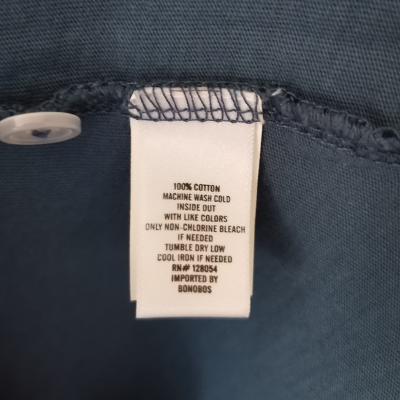 Bonobos Blue Palm Tree Slim Fit Polo Shirt - (L) - Picture 6 of 8